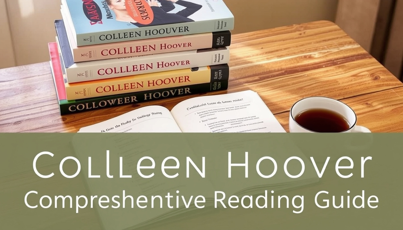 Colleen Hoover – Complete Reading Guide for All Books